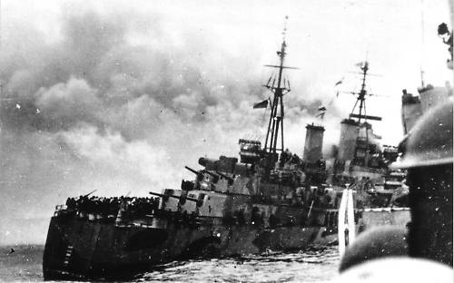 HMS Trinidad sinking May 1942